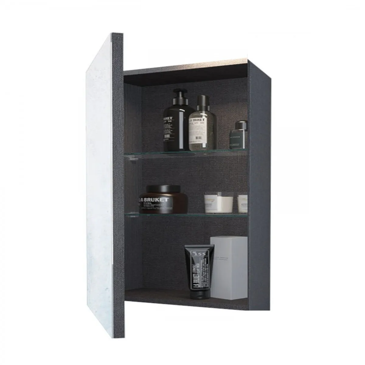 Mobile Bagno Sospeso 60cm Con Specchiera Bianco Opaco DUBON