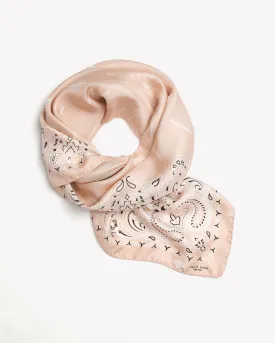 Rag & Bone - Bandana Print Dagger Scarf in Dusty Rose