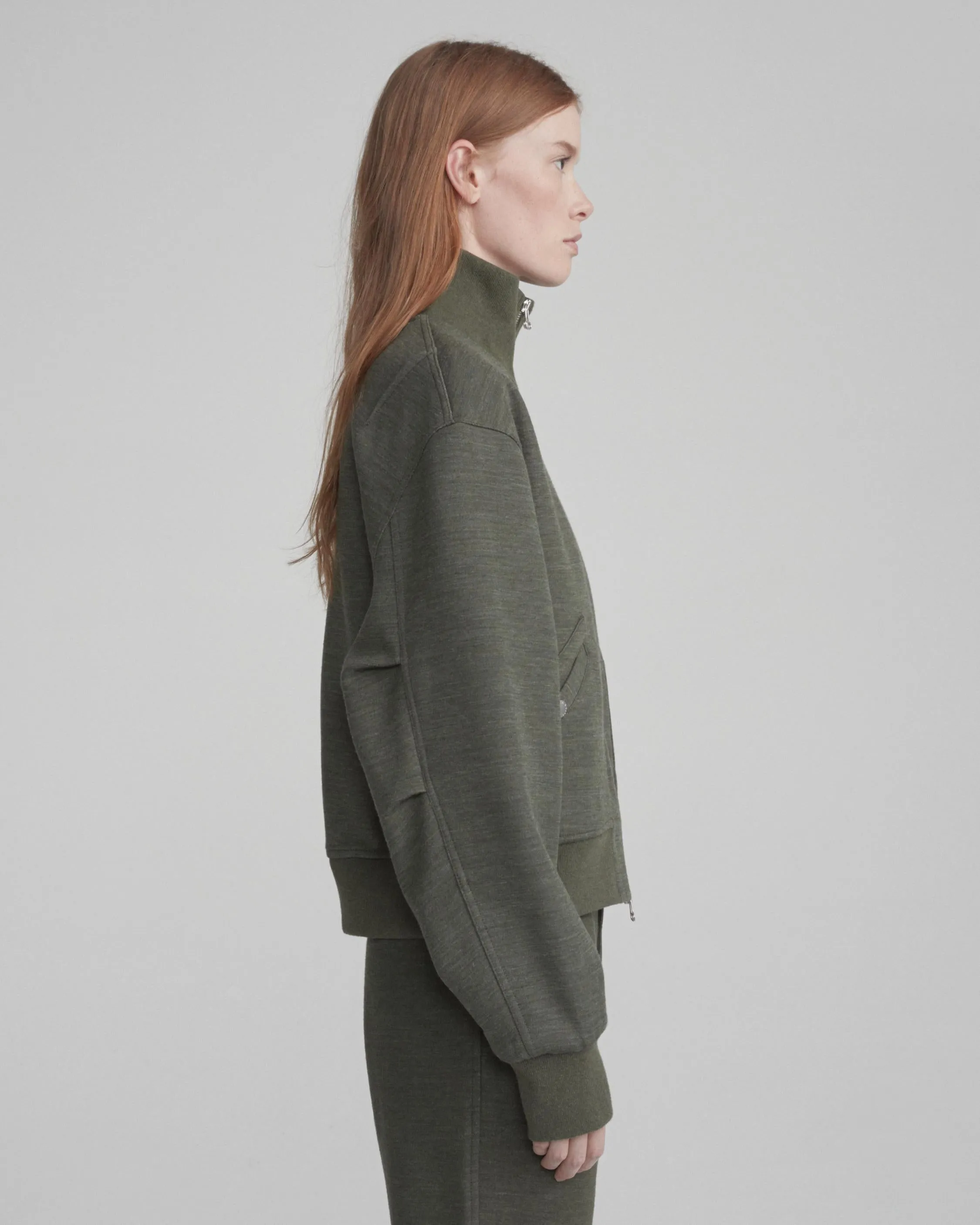 Rag & Bone Collection - Aviator Jacket Heather Green