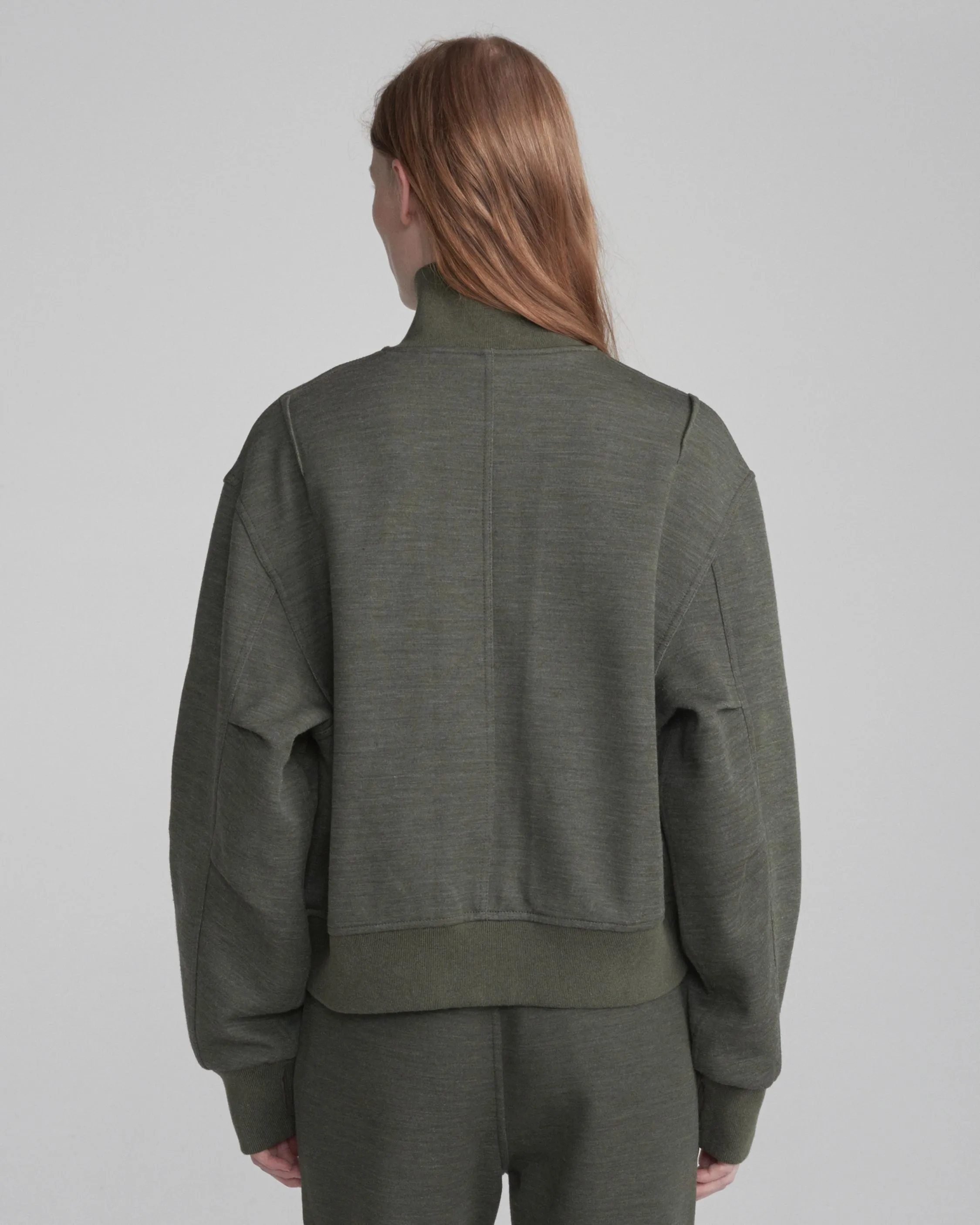 Rag & Bone Collection - Aviator Jacket Heather Green