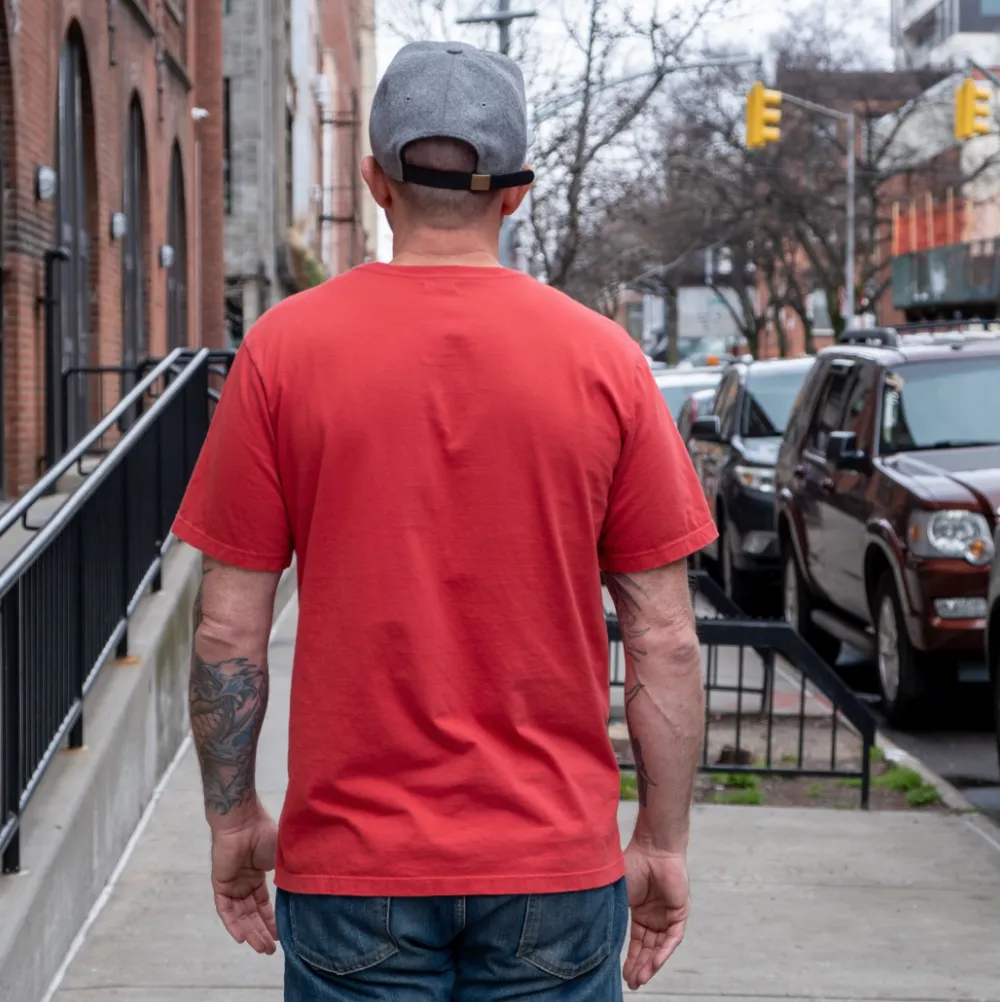 Red Garment Dyed T-shirt