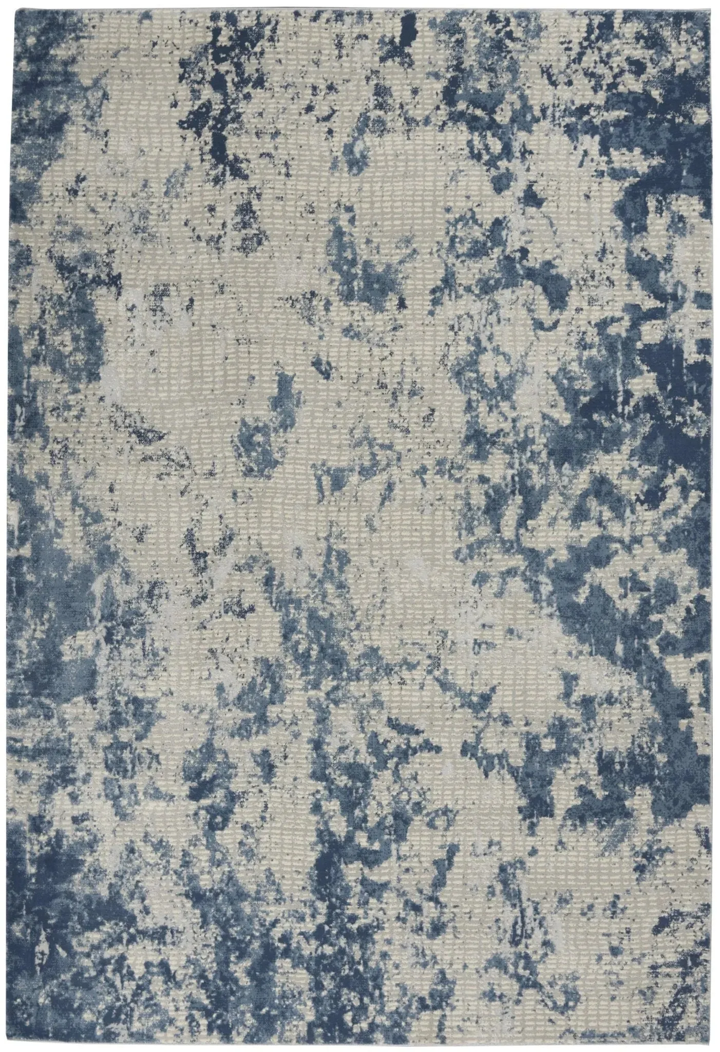 Rustic Textures RUS16 Grey/Blue Rug