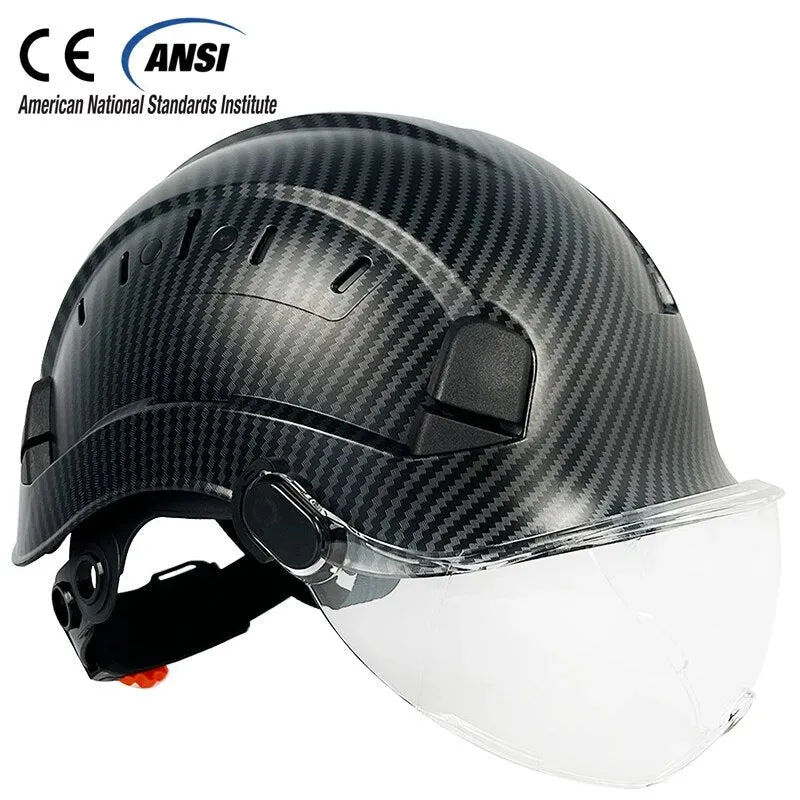 Safety Helmet With Visor and Earmuffs