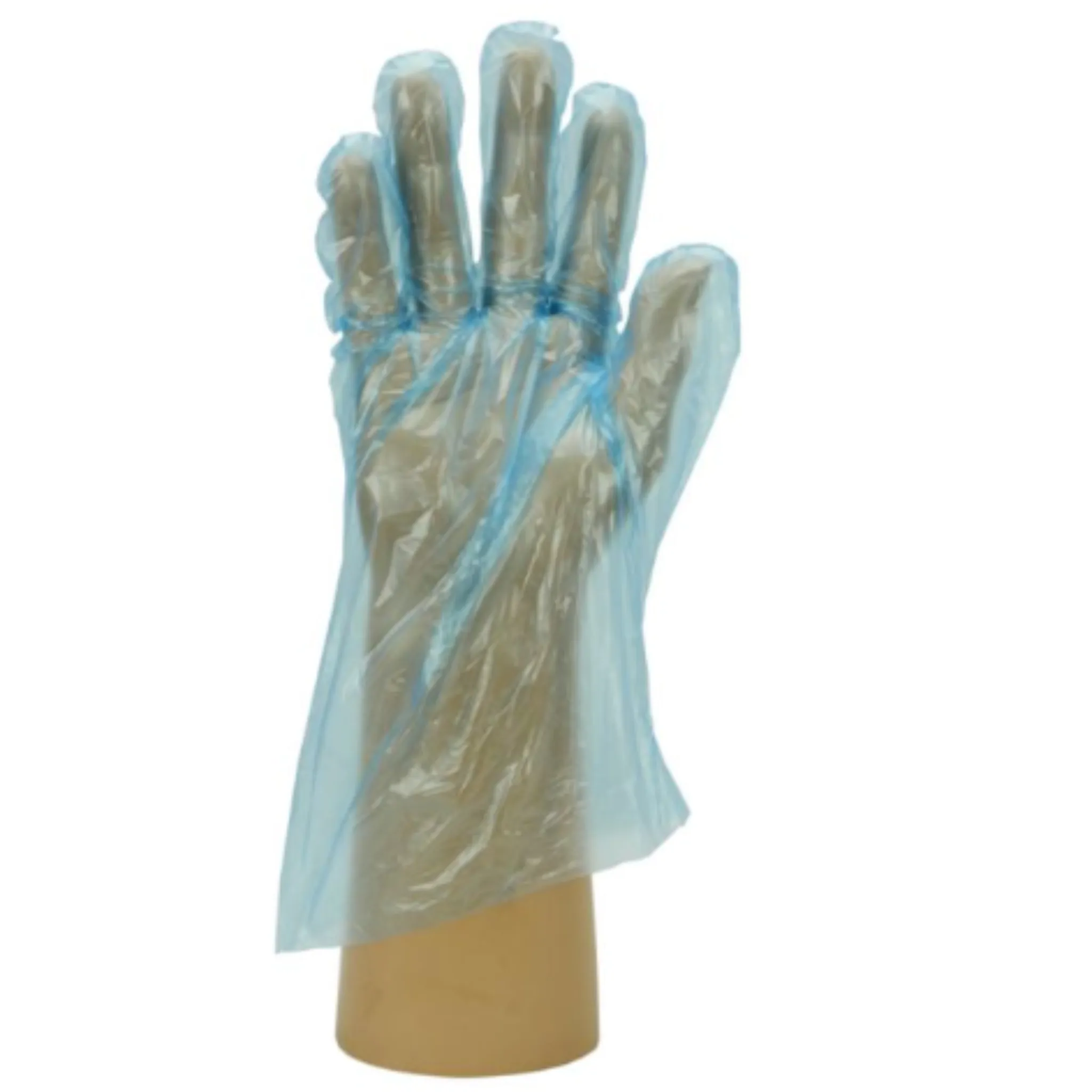 Shield Blue Polythene Disposable Gloves - GD51 (Case of 100 Packs)