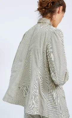 Shosh Painters Jacket in Checked Print