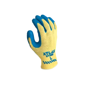 Showa Atlas KV300 Natural Rubber Palm Coating Gloves - 12 Pairs / Box