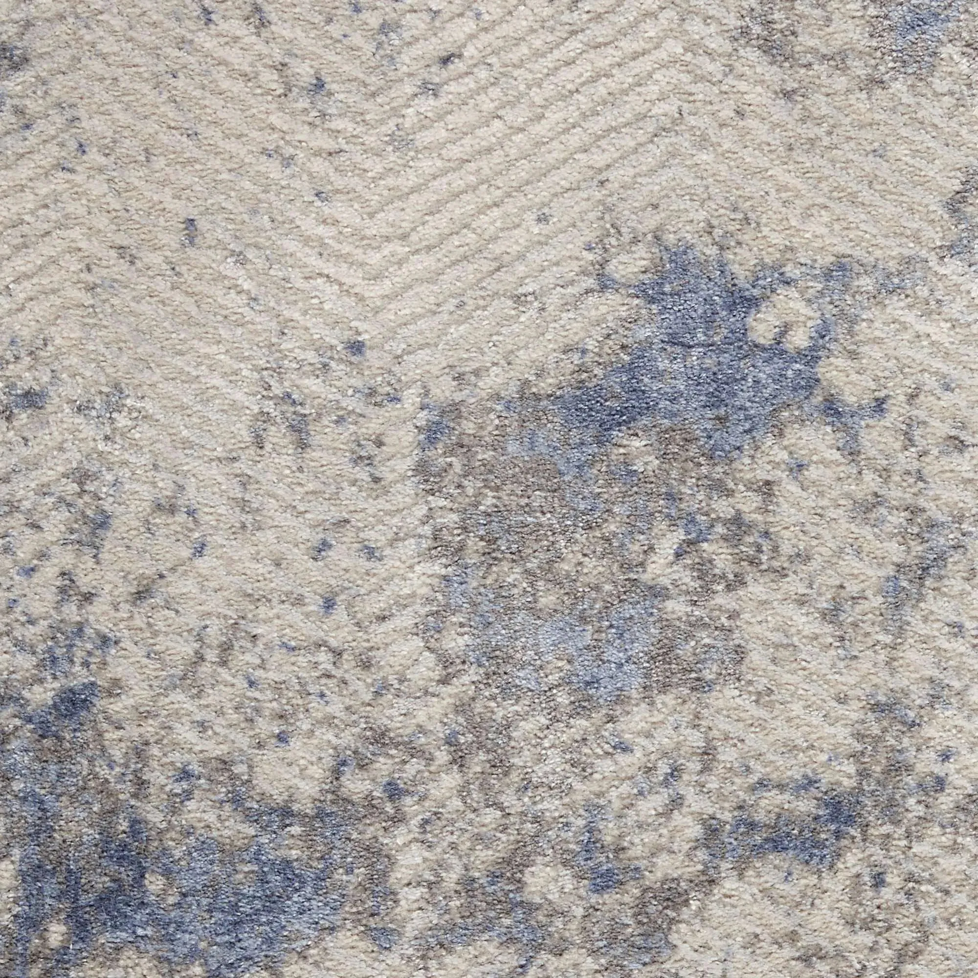 Silky Textures SLY04 Blue/Ivory Rug