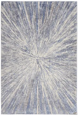 Silky Textures SLY05 Blue/Grey Rug