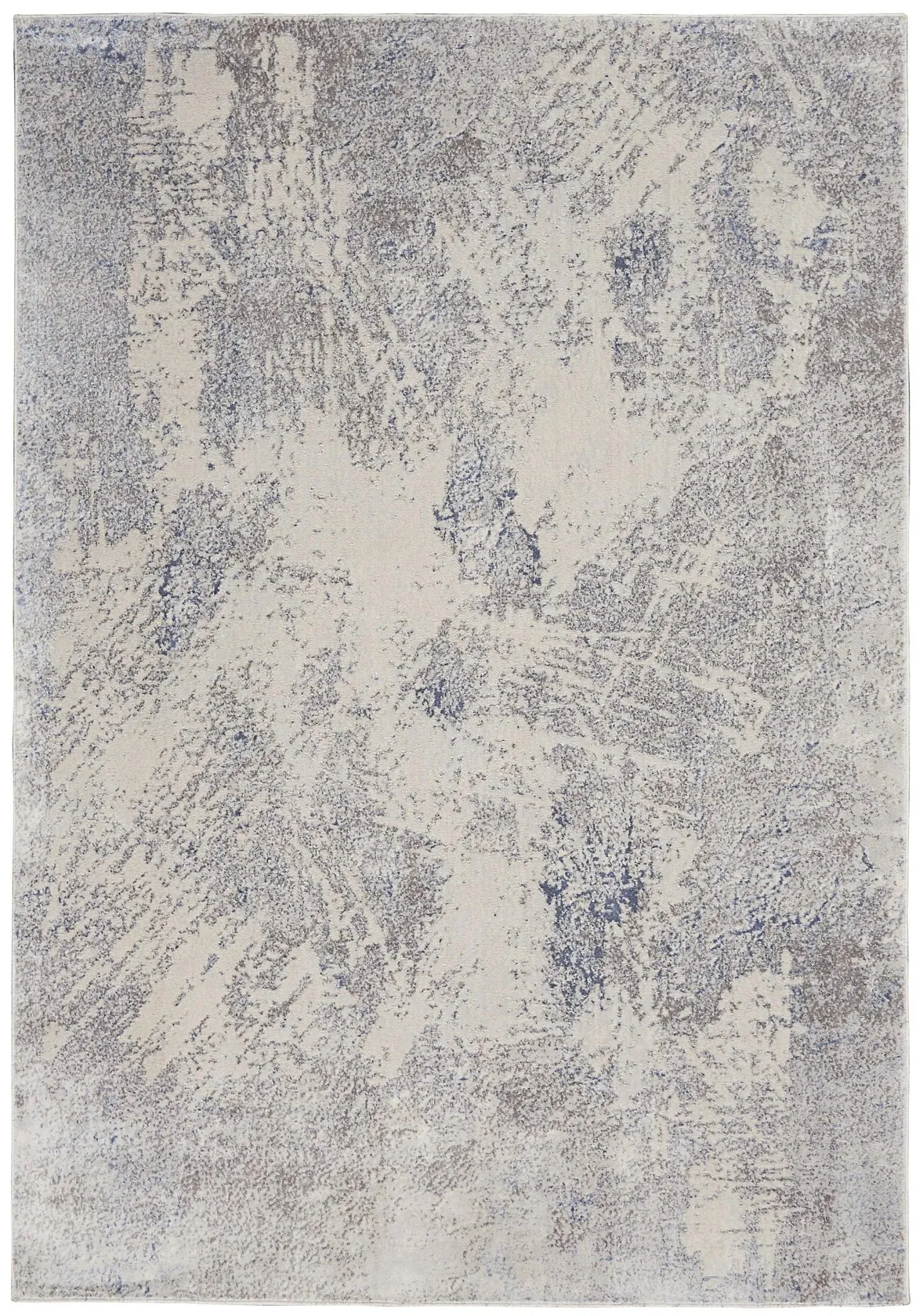 Silky Textures SLY06 Ivory/Grey Rug