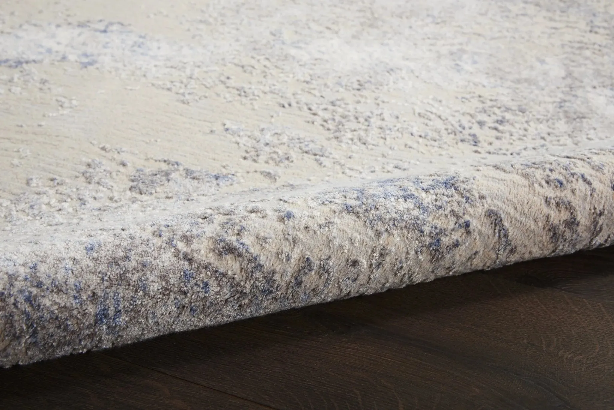 Silky Textures SLY06 Ivory/Grey Rug