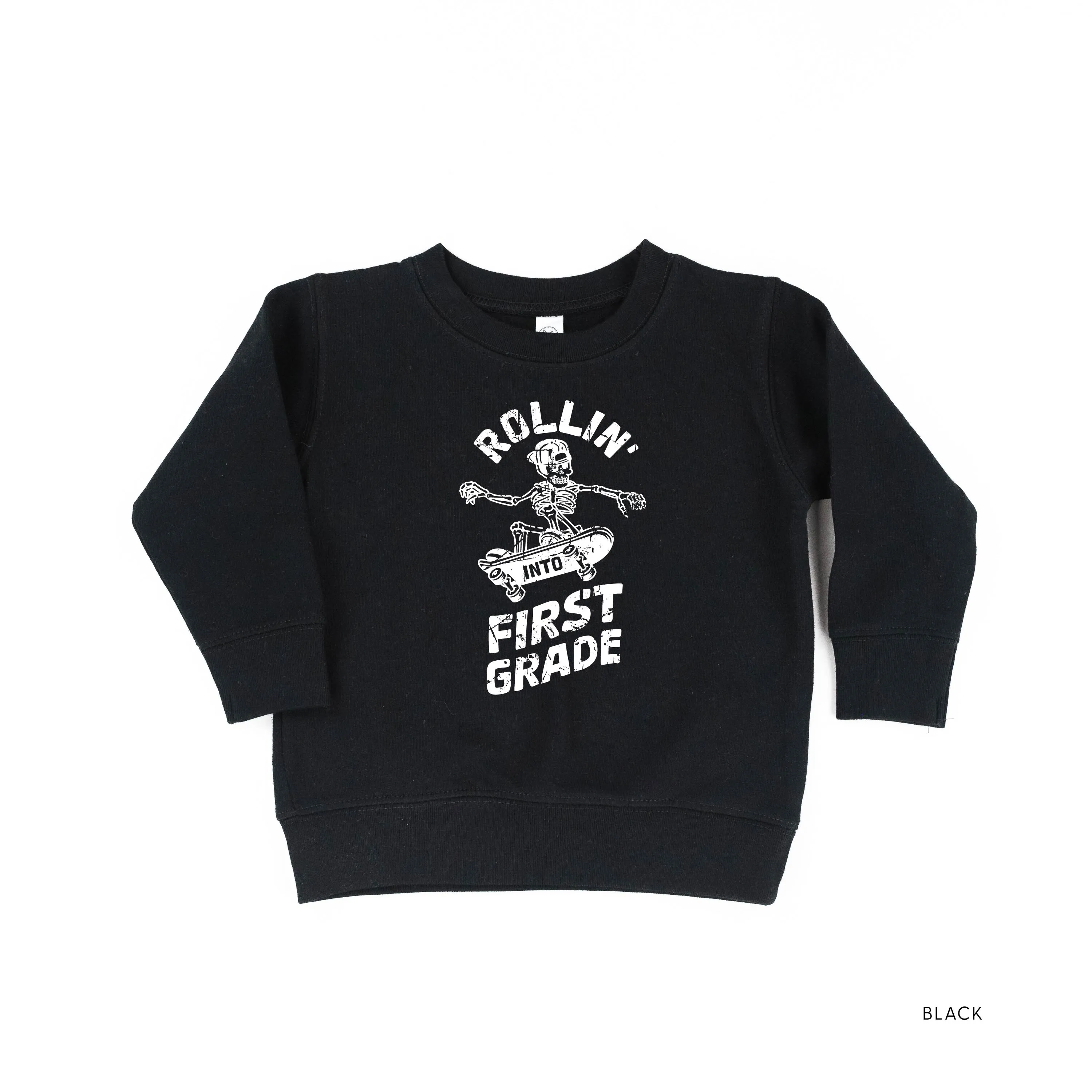 Skateboarding Skelly - Rollin' into First Grade - Child Sweater