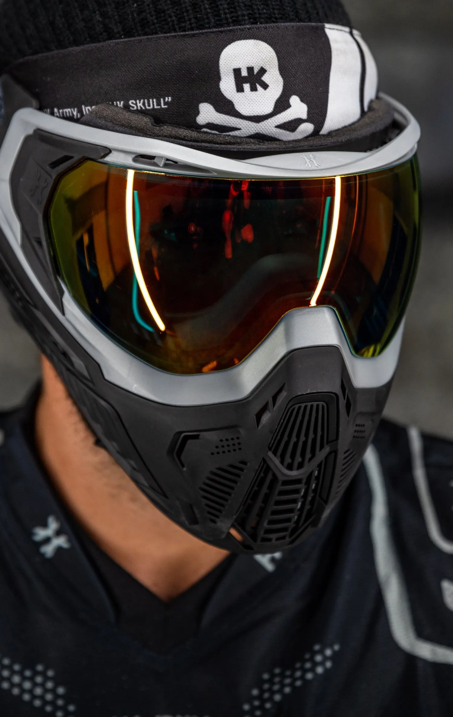 SLR Goggle - Solar (Silver/Black) Scorch Lens