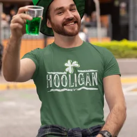 St. Patrick's Day Hooligan Unisex Comfort Colors® T-shirt, Men's or Women's Spring T-Shirt in Light Green, Sage or MossT-Shirt