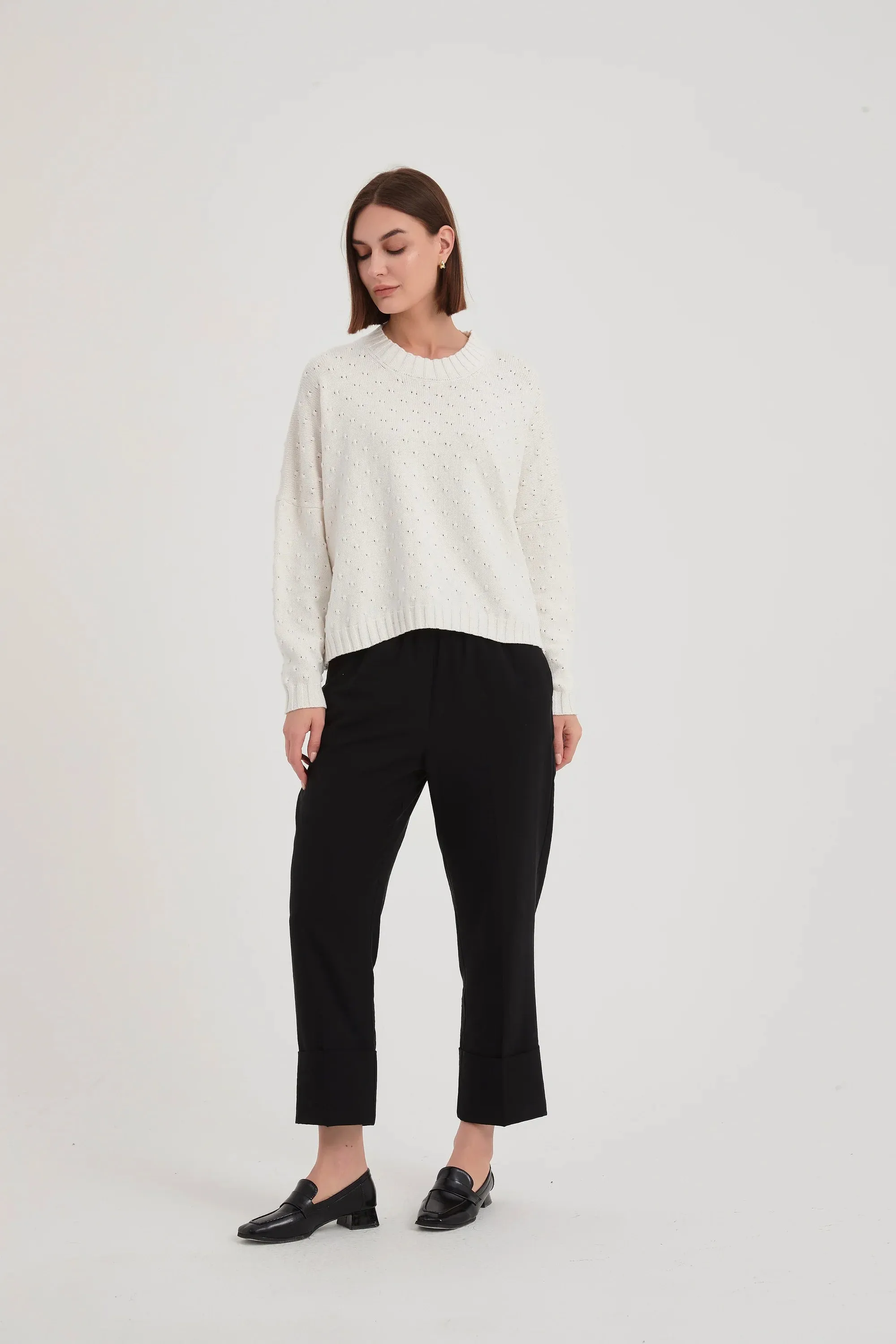 Textured Spot Knit