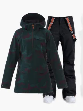 TreadSnow Women's Amy Green Jackets & Ski Snowboard Suits