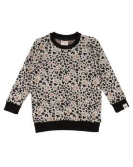 Turtledove Animal Jacquard Sweatshirt