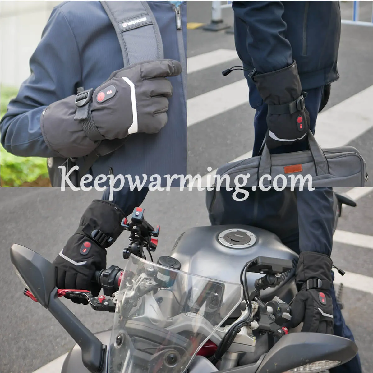 Unisex Thick Savior Heated Gloves | Rechargeable Battery Operated Electric Gloves