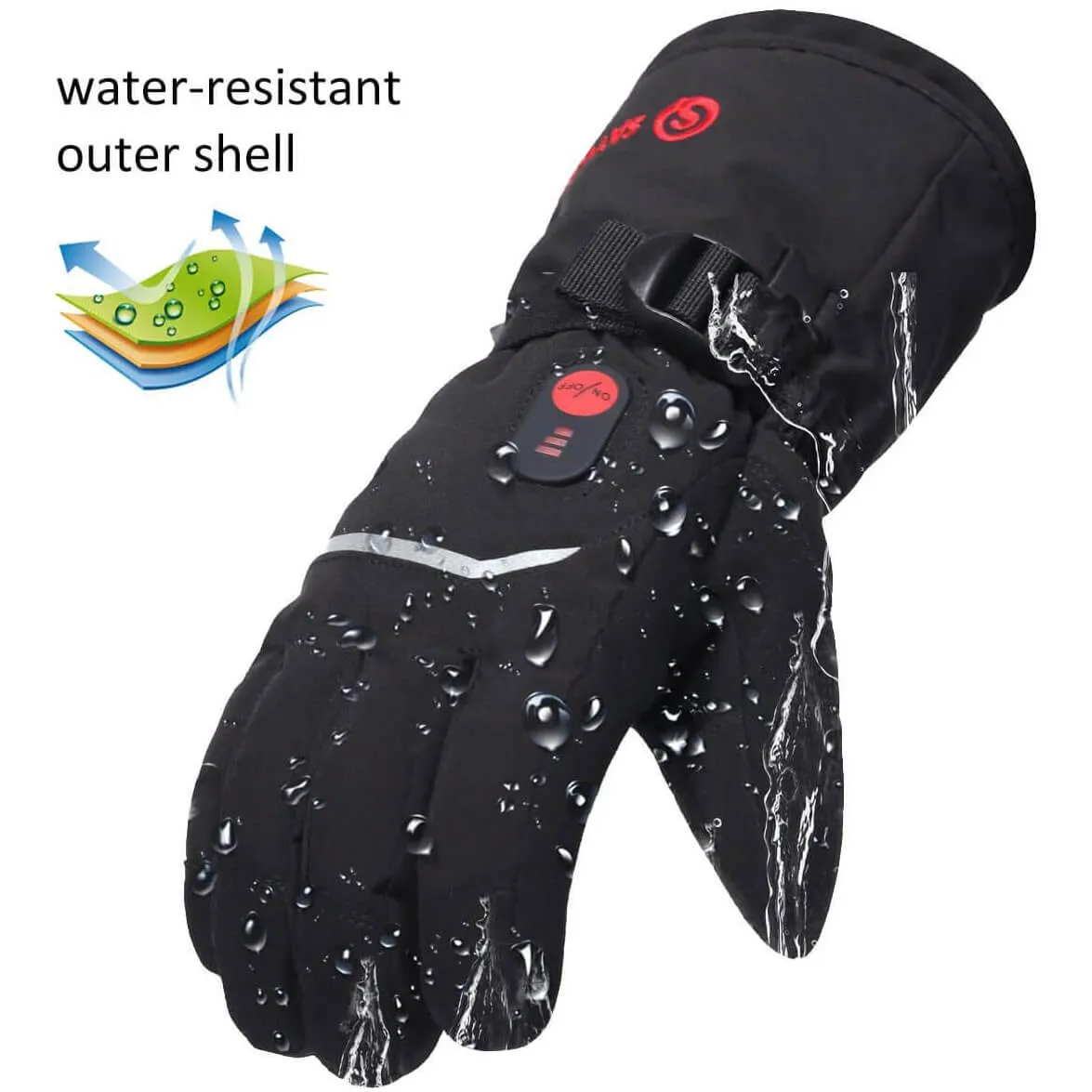 Unisex Thick Savior Heated Gloves | Rechargeable Battery Operated Electric Gloves