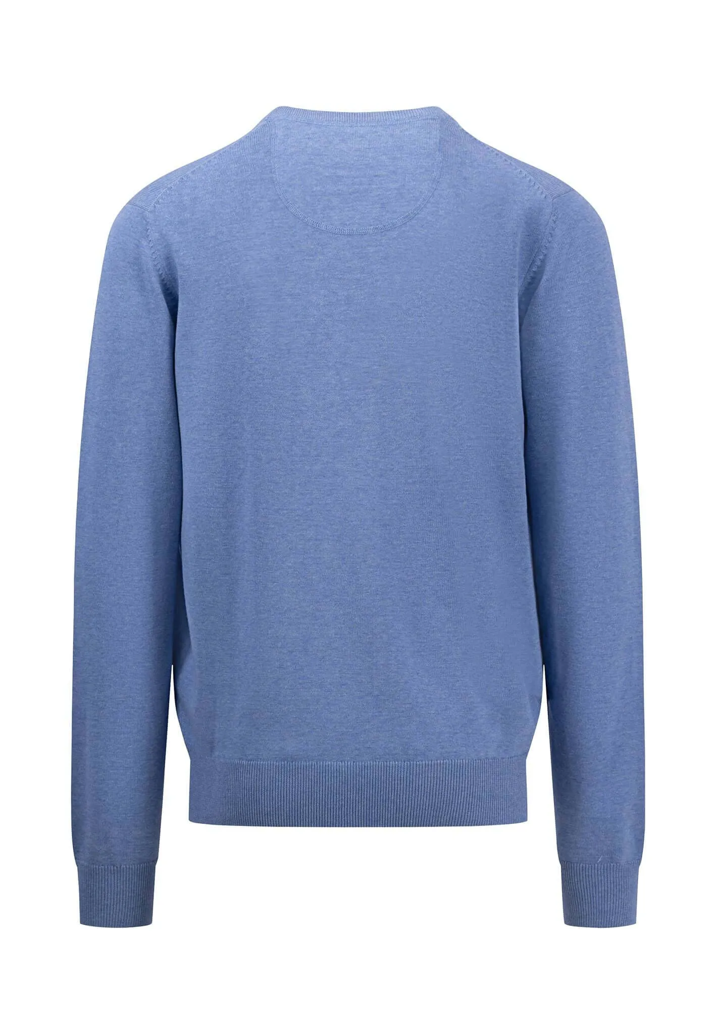 V Neck Cotton Pullover