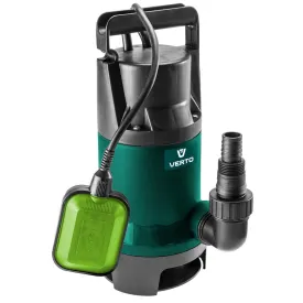 Verto 52G449 Submersible Dirty Water Pump 900 W 14000 L/H 7 M