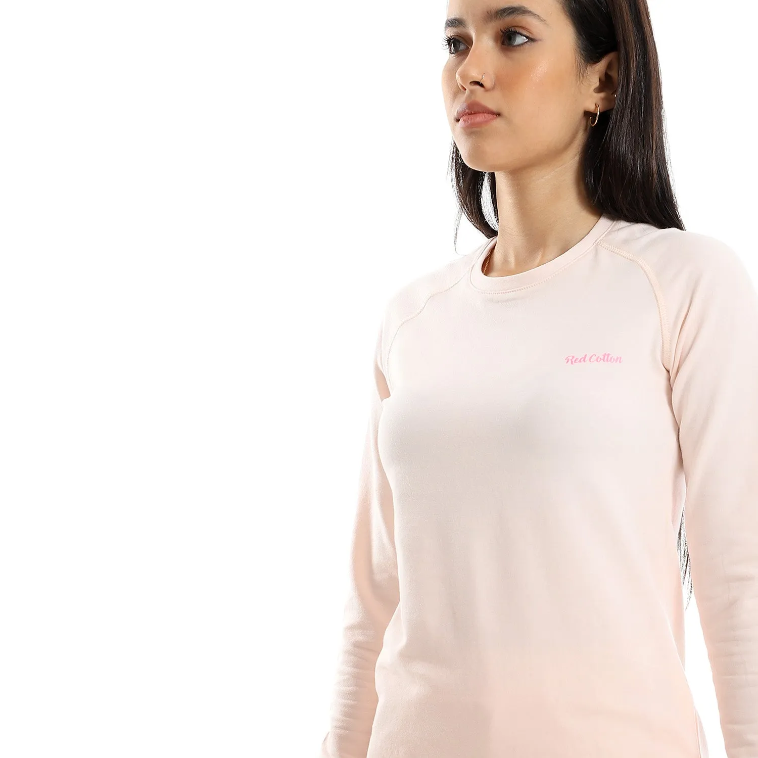 Women Thermal Set Padded Inside - Rose